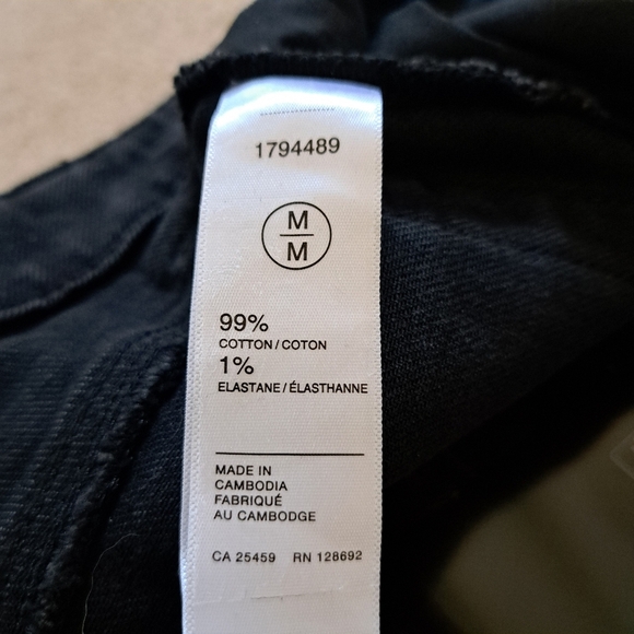 Steve Madden Denim Shorts Women's Medium Black High Rise Jean Stretch New! - Picture 7 of 10